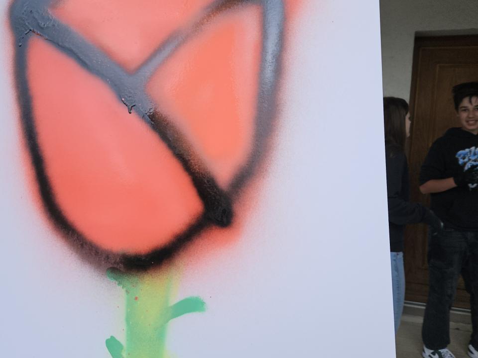 Sprungbrett - Grafitti