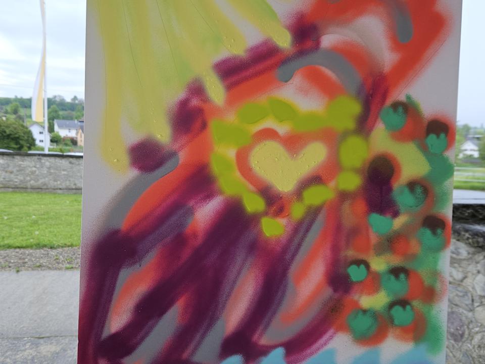 Sprungbrett - Grafitti