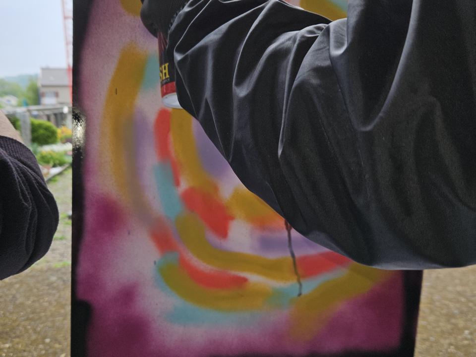 Sprungbrett - Grafitti