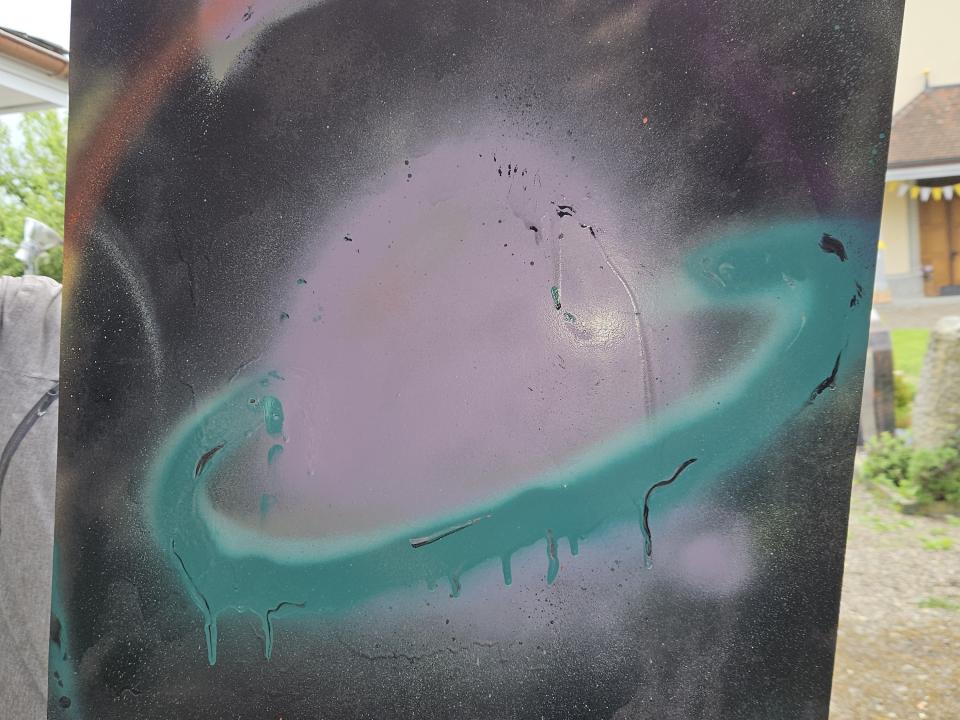 Sprungbrett - Grafitti
