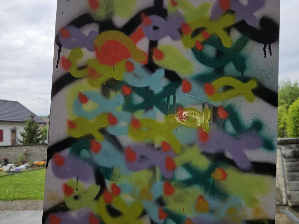 Sprungbrett - Grafitti