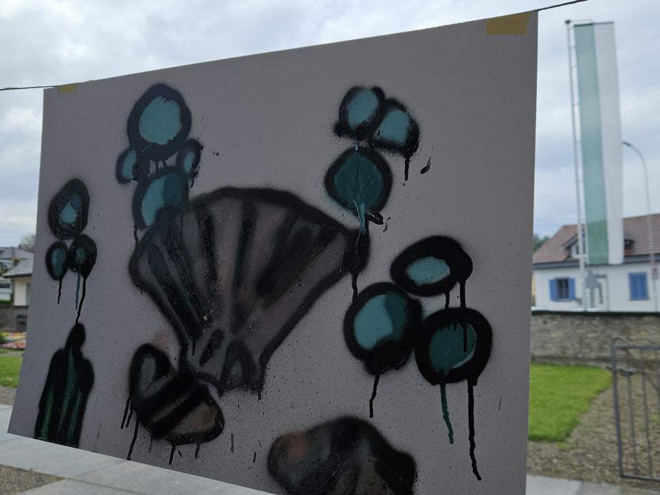 Sprungbrett - Grafitti