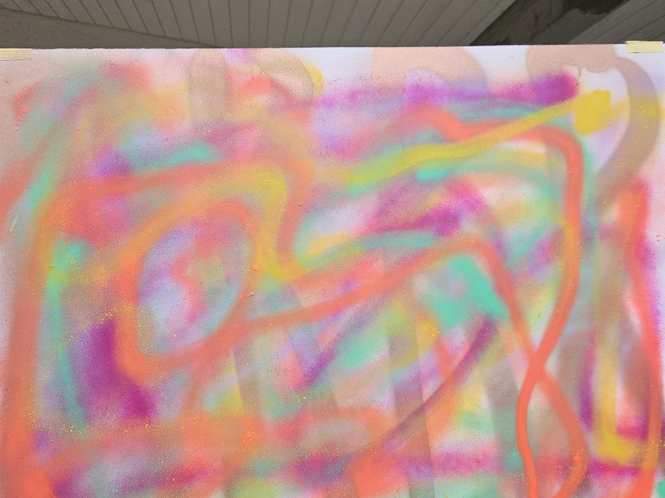 Sprungbrett - Grafitti
