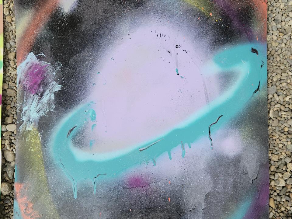 Sprungbrett - Grafitti
