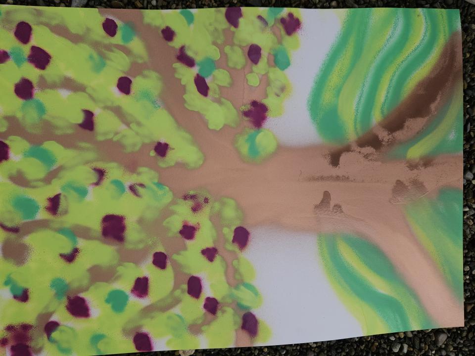 Sprungbrett - Grafitti