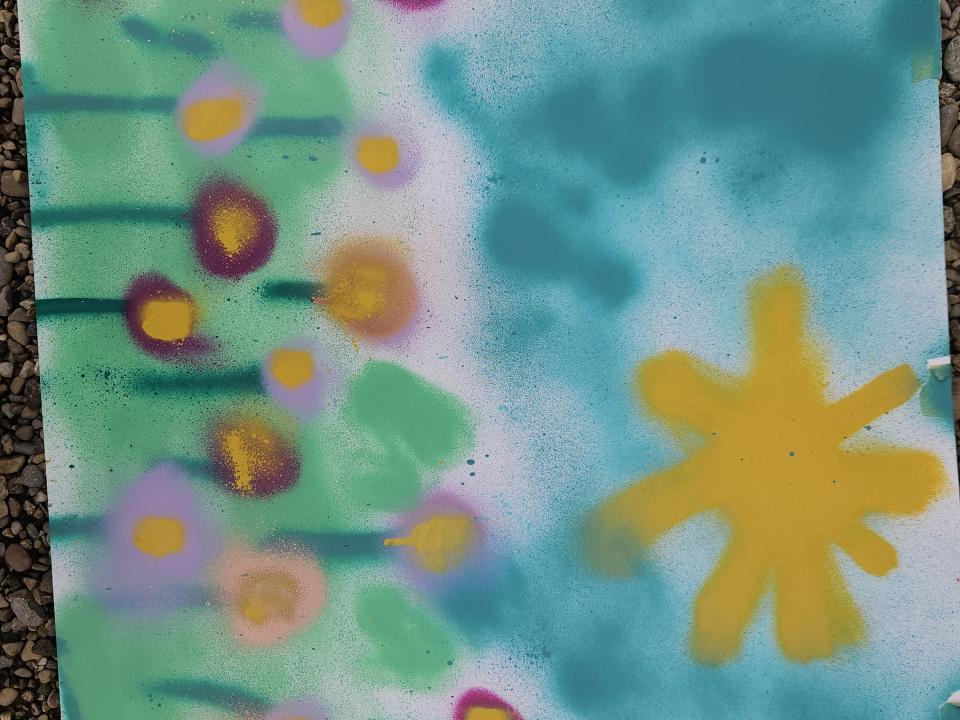 Sprungbrett - Grafitti