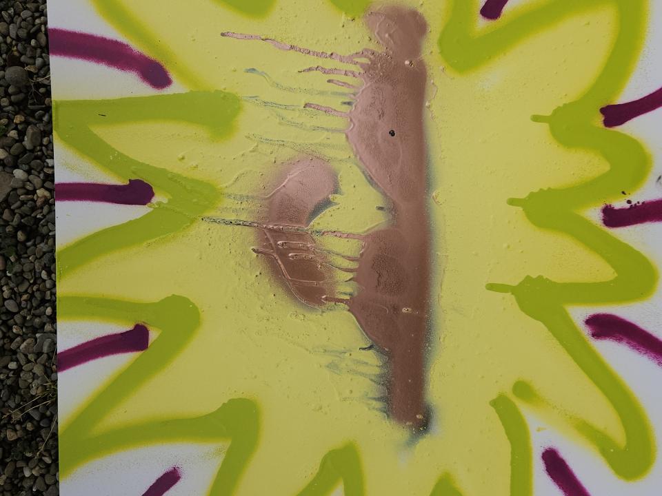 Sprungbrett - Grafitti