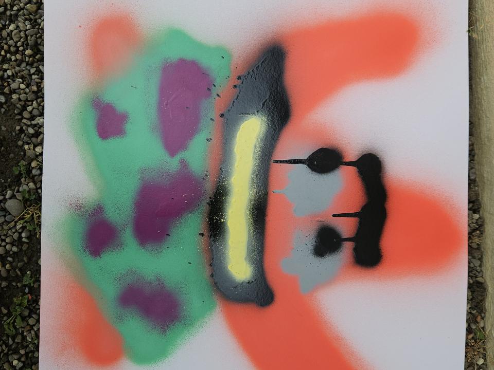 Sprungbrett - Grafitti