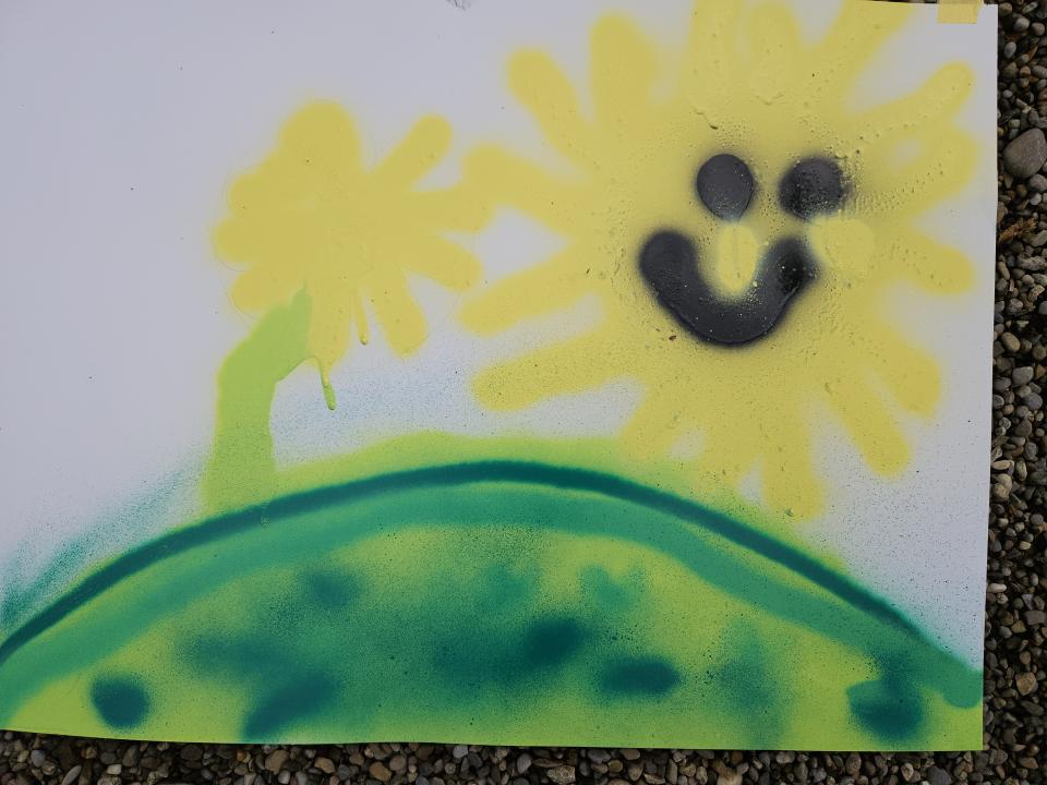 Sprungbrett - Grafitti