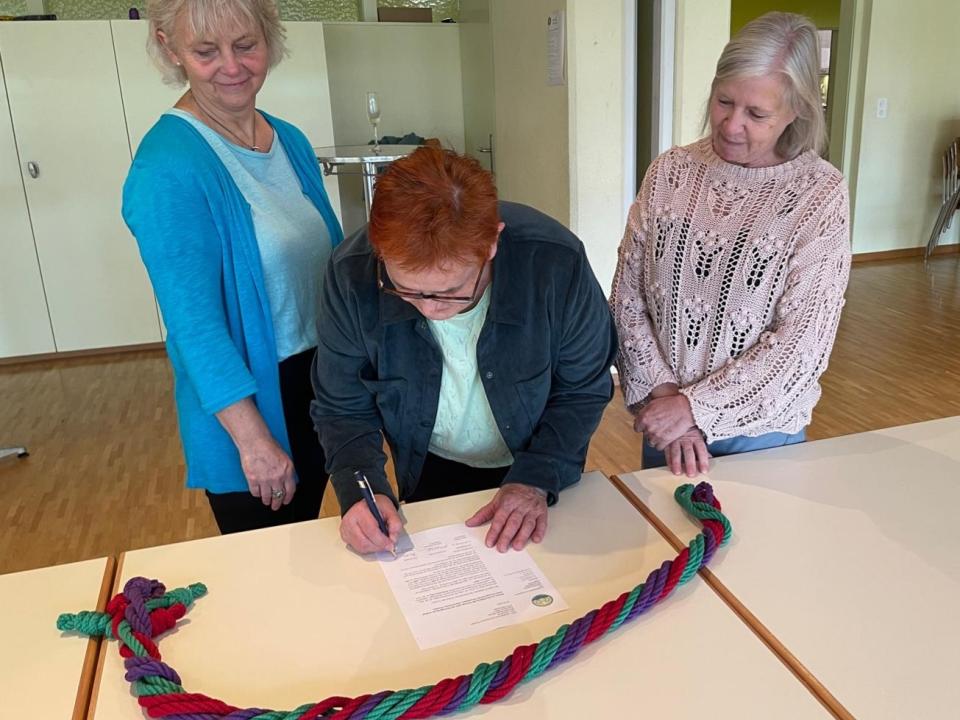 Vertragsunterzeichnung