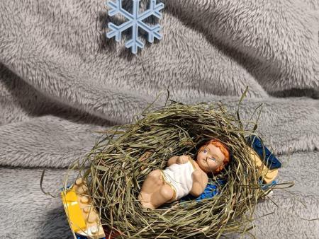 Krippe von Religionsschülern