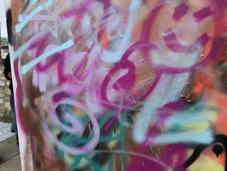 Sprungbrett - Grafitti